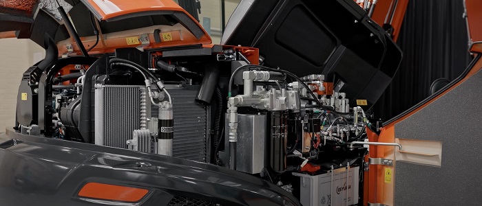 KX085-5 motor toegang