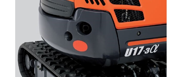 Kubota U17-3a binnendraaier